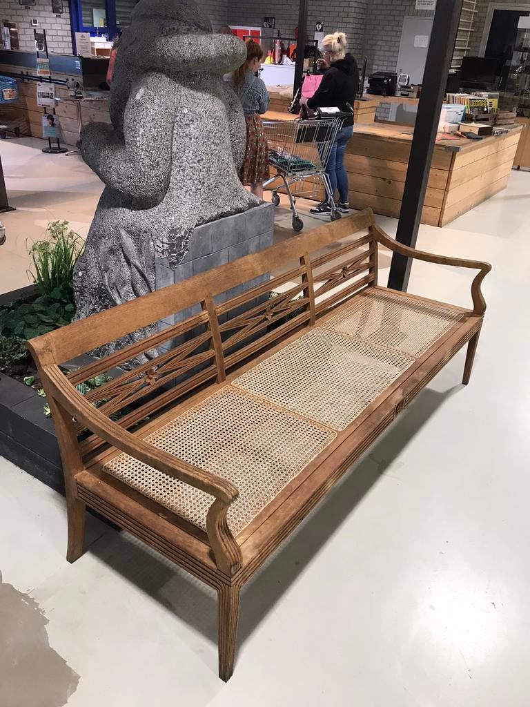 Javaanse teakhouten bank, Ophalen, Zo goed als nieuw, X, Hout