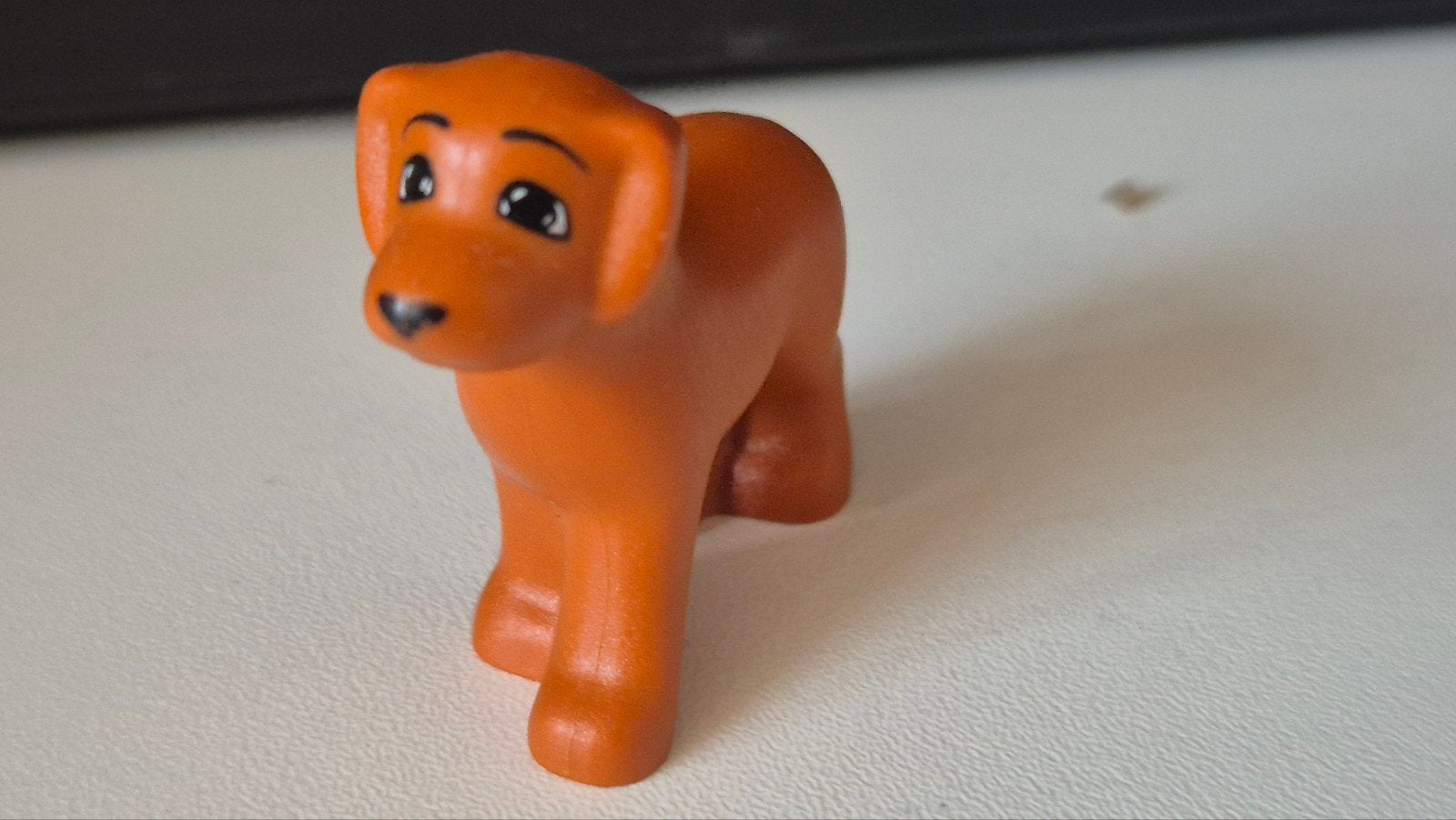 Lego Duplo hondje, oranje, Kinderen en Baby's, Ophalen of Verzenden, Gebruikt, Minifiguur, Duplo