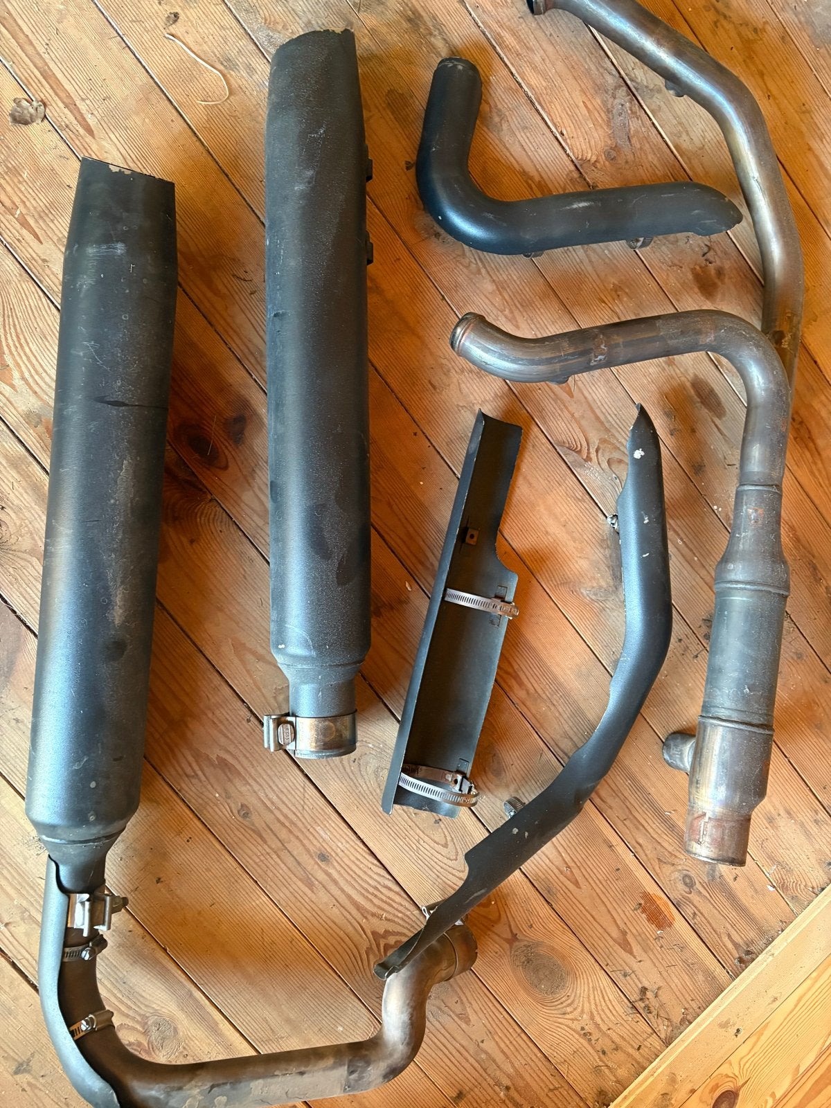 Origineel uitlaatsysteem Harley-Davidson Road King Special 2, Ophalen, Gebruikt