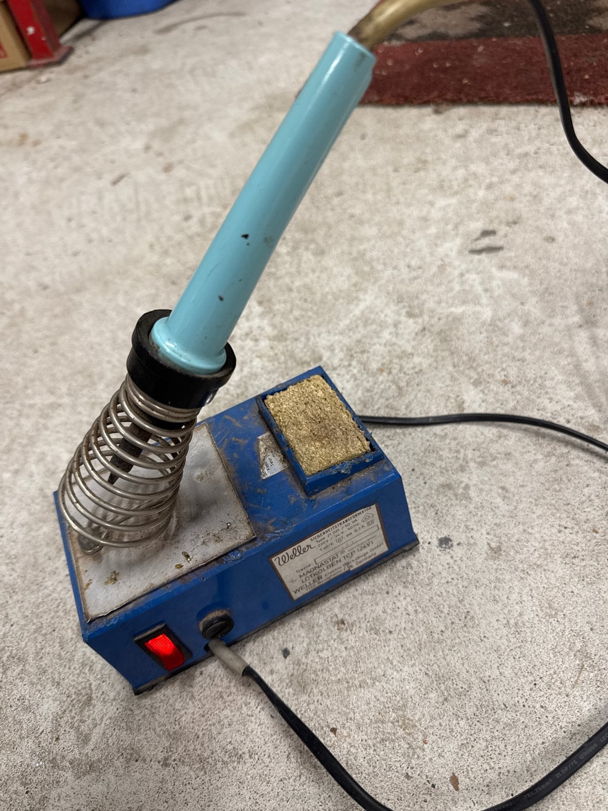 Weller Magnastat Soldeerstation TCP (24V) - Vintage, Ophalen of Verzenden, Gebruikt, Minder dan 150 ampère, Overige typen