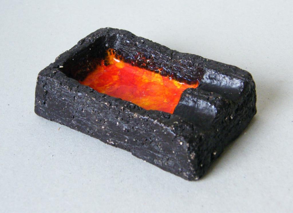 Jaren 70 asbak keramiek, Antiek en Kunst, Ophalen of Verzenden