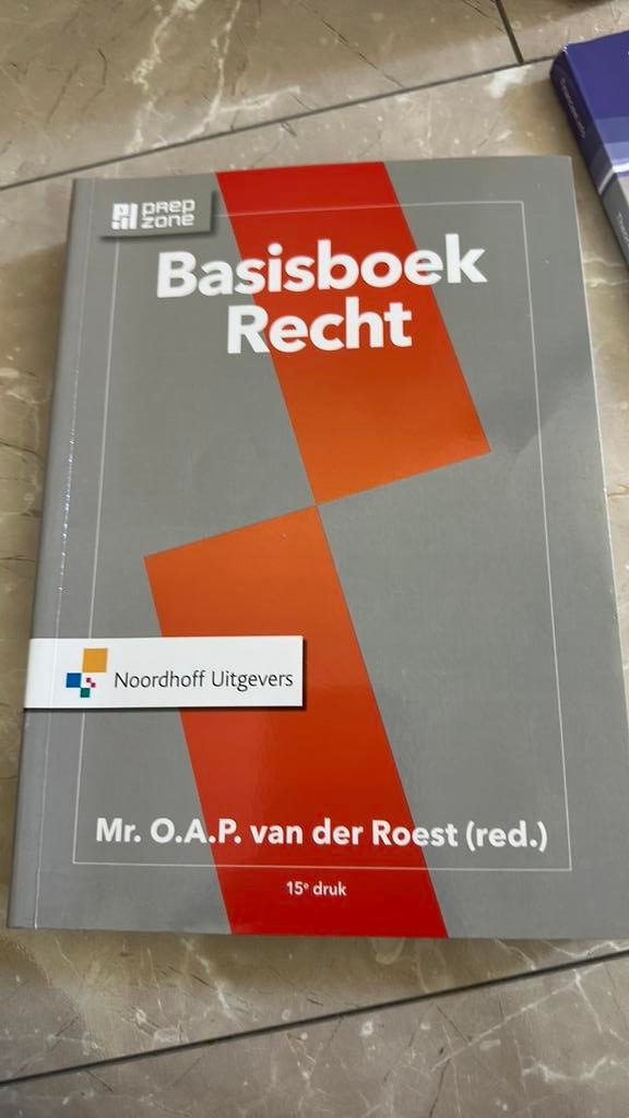 Basisboek Recht, Ophalen of Verzenden, Nieuw
