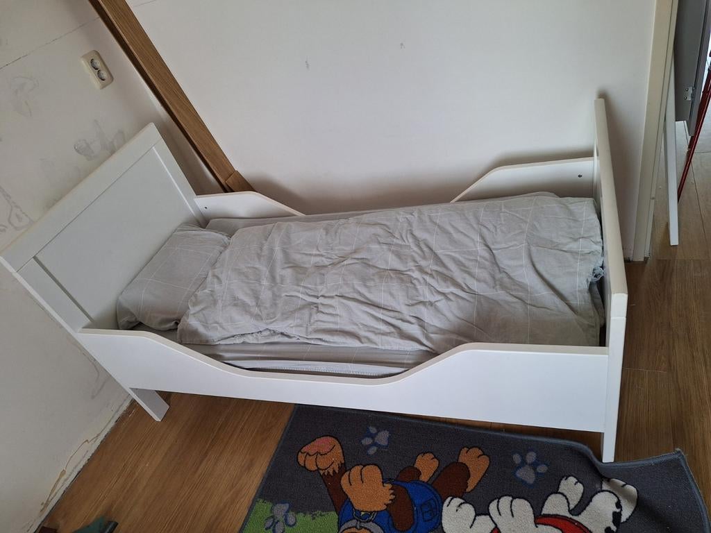 Wit ledikantje Bopita, Kinderen en Baby's, Babywiegjes en Ledikanten, Ophalen, Gebruikt, Ledikant