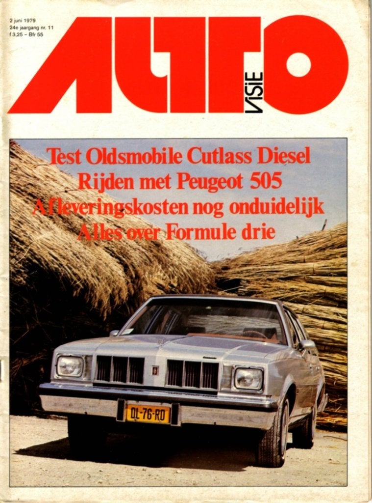 Autovisie test Oldsmobile Cutlass Diesel Juni 1979, Ophalen of Verzenden, Gelezen, Overige merken