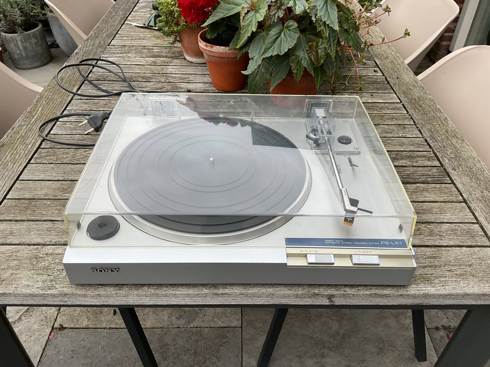 Sony  PS-LX1 vintage platenspeler., Ophalen, Gebruikt, Platenspeler, Sony