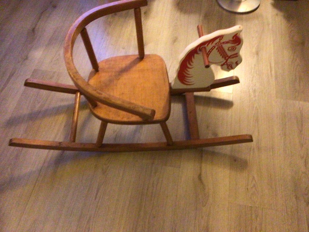 Schommelstoel, Huis en Inrichting, Stoelen, Ophalen, Gebruikt, Overige kleuren, Grenen