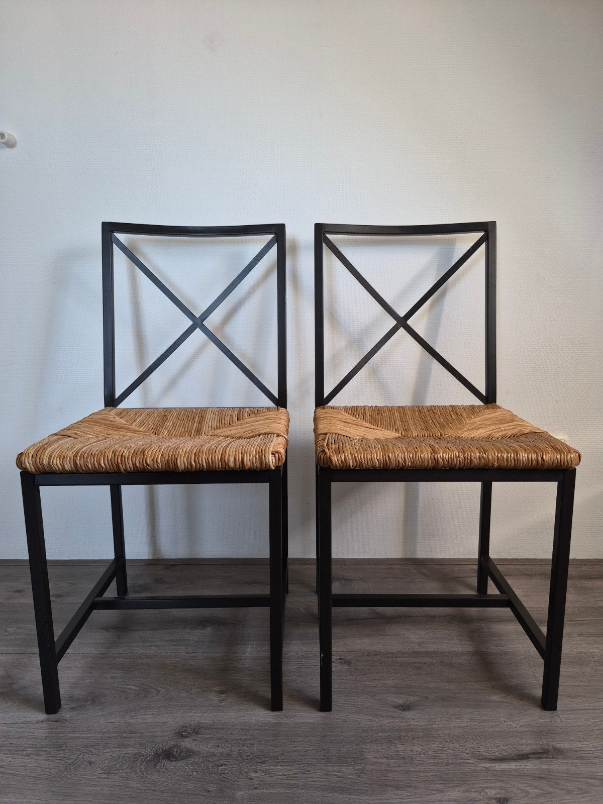 Ikea Granas stoelen (2 stuks), Huis en Inrichting, Ophalen, Twee, Zwart, Zo goed als nieuw