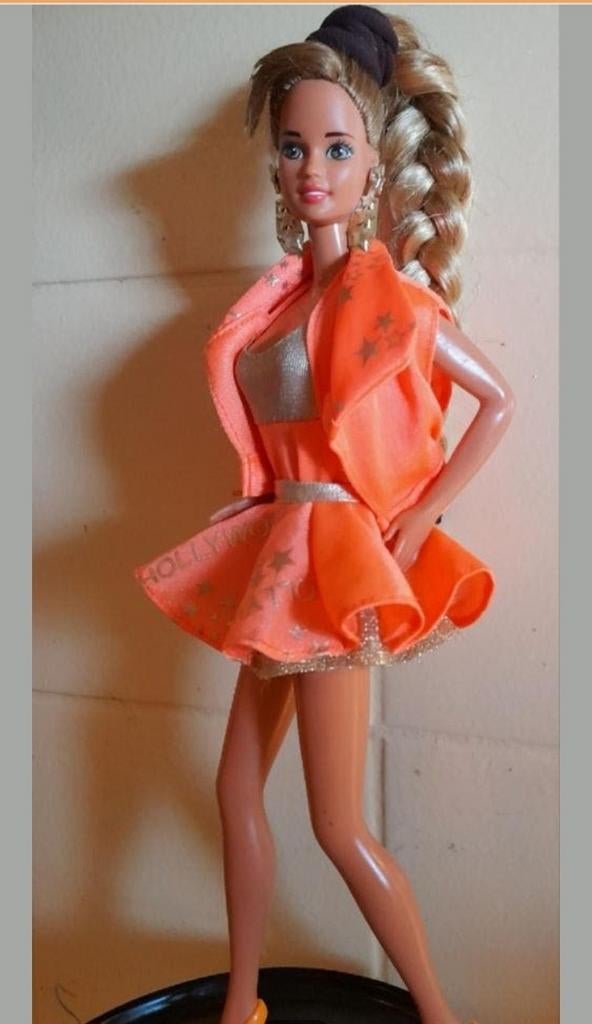 Hollywood hair teresa barbie jaren 90, Kinderen en Baby's, Ophalen of Verzenden, Gebruikt, Barbie