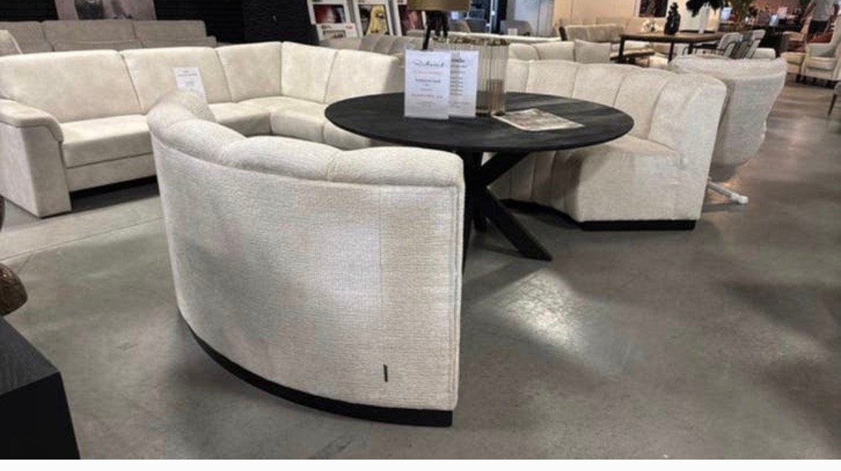 Eetkamer bank van Richmond Interiors Hillpark, Ophalen, Zo goed als nieuw, Overige kleuren, Stof