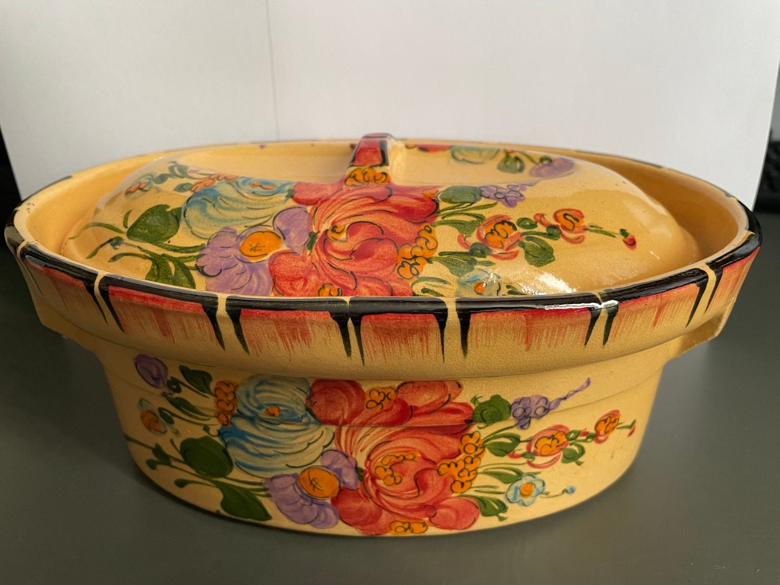 Frans aardewerk. Antieke Terrine H. Siegfried SOUFFLENHEIM, Ophalen of Verzenden