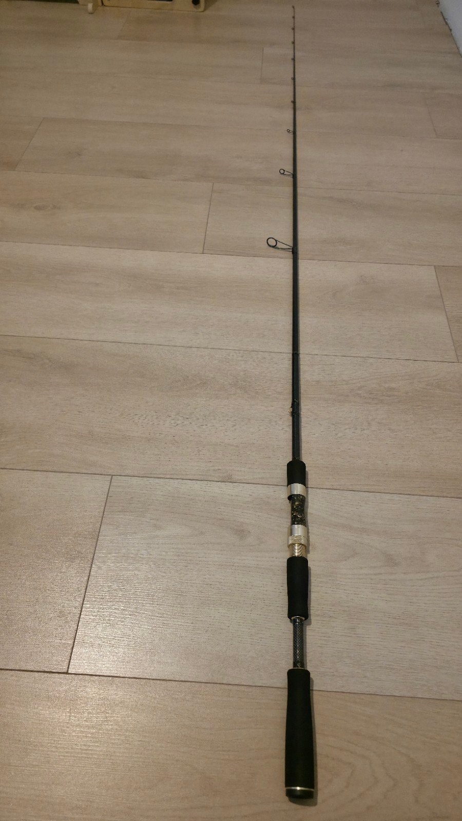 Spinning hengel 6th Element Diamond, handmade rod, Watersport en Boten, Hengelsport | Roofvissen, Ophalen, Zo goed als nieuw, Werphengel