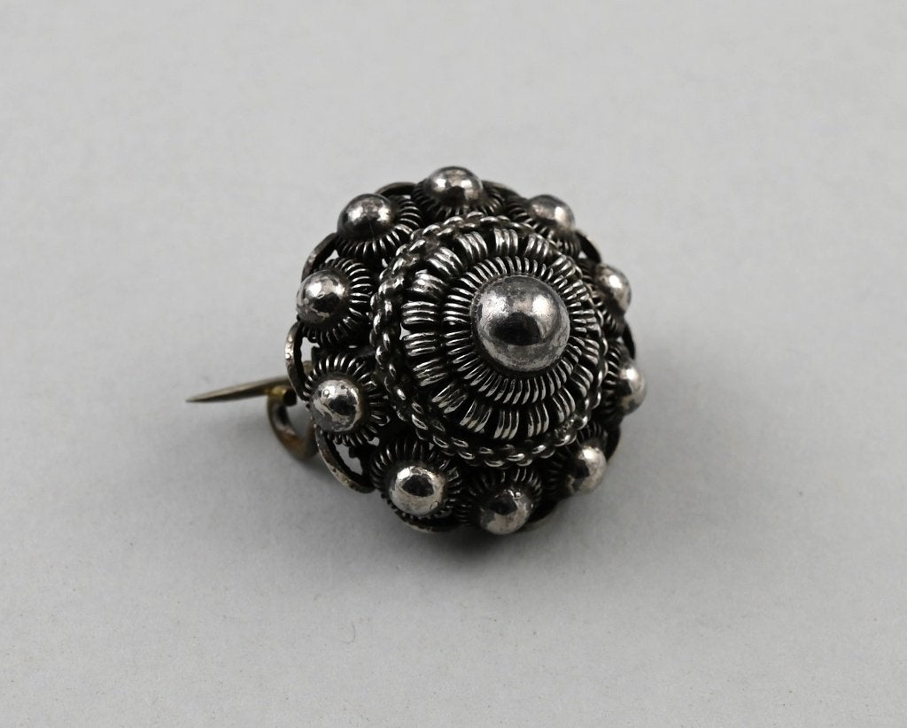 Zeeuwse knoop, zilveren broche, begin 20e eeuw, Verzenden, Zilver