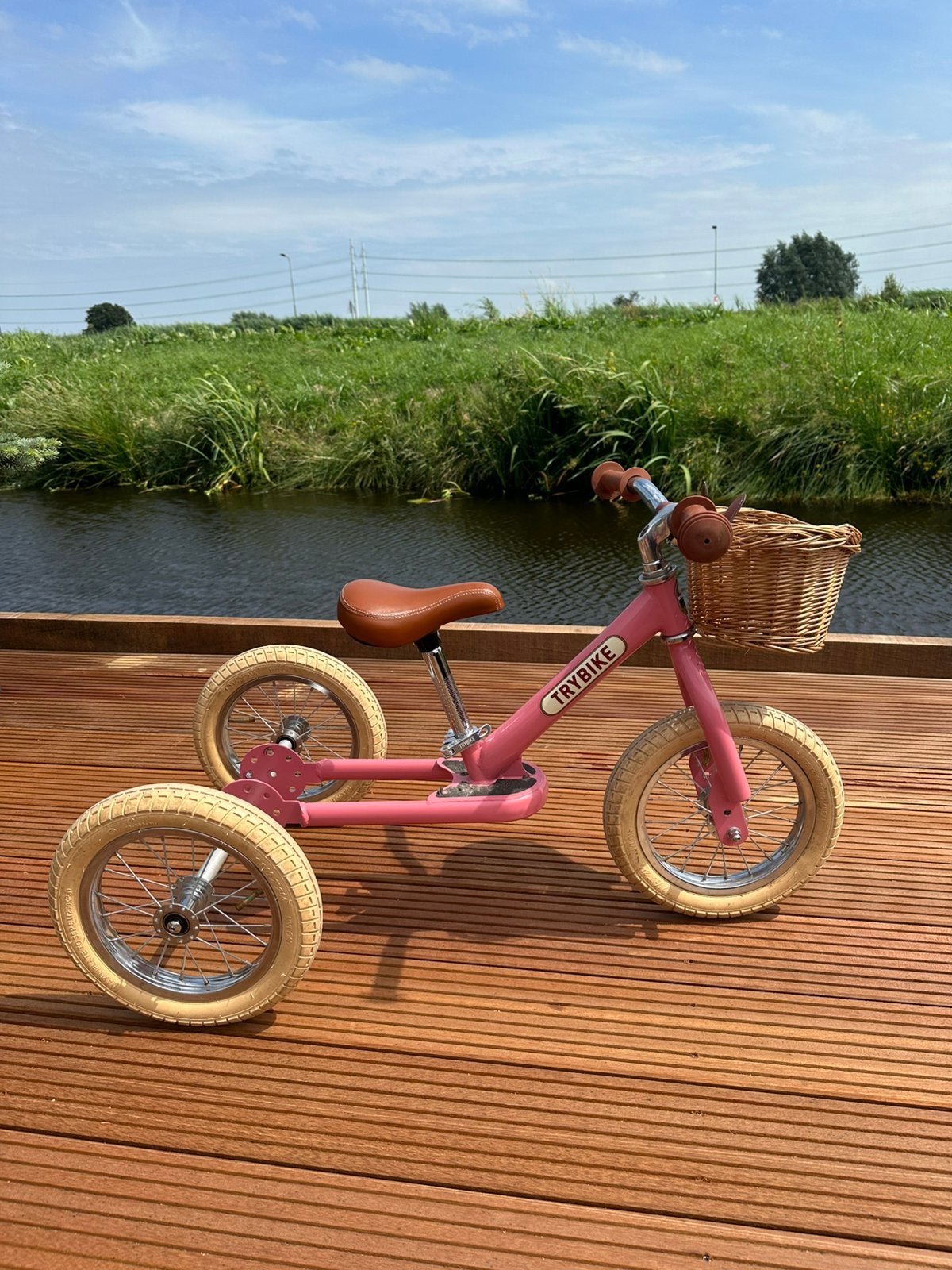 Roze trybike (loopfiets), Ophalen, Zo goed als nieuw