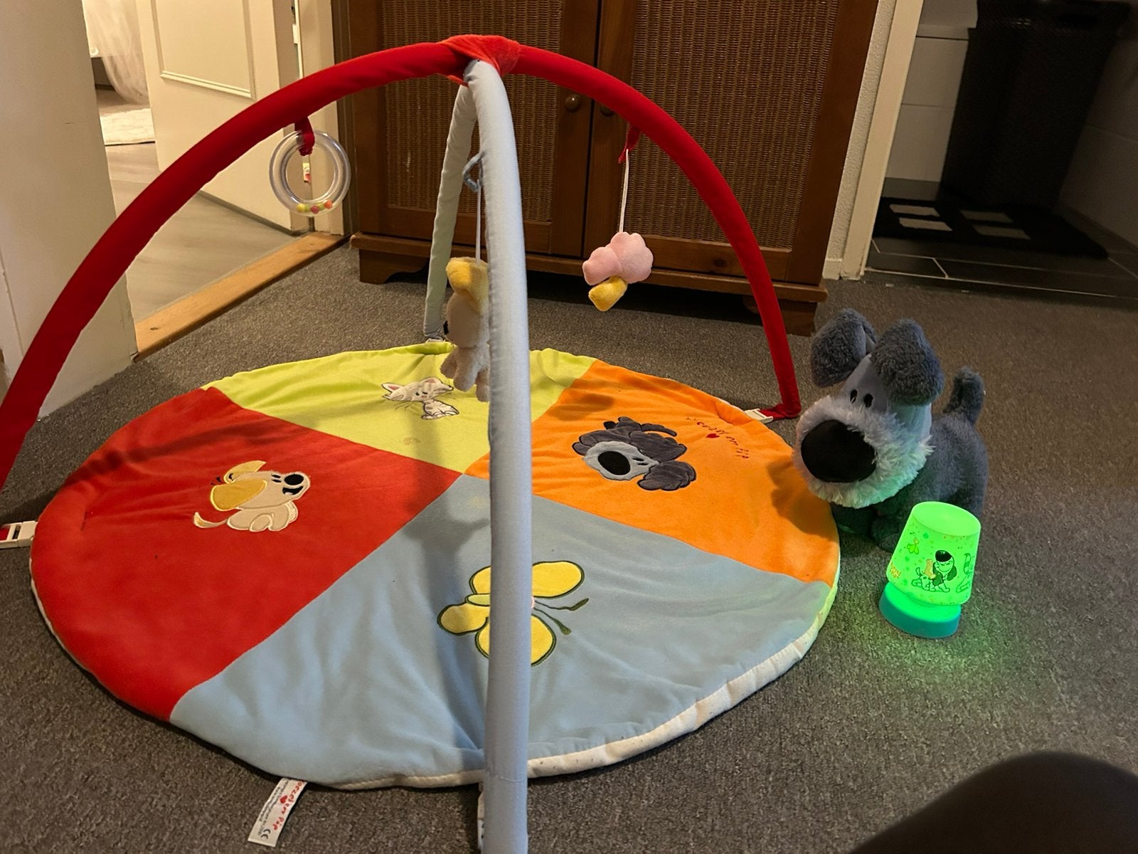 Woezel en pip speelkleed lampje en woezel, Ophalen of Verzenden, Zo goed als nieuw