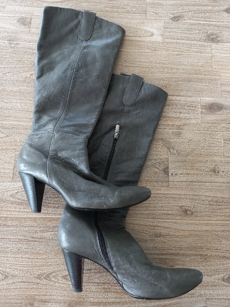 Lange leren Linea Zeta laarzen maat 41, Kleding | Dames, Hoge laarzen, Ophalen of Verzenden, Zo goed als nieuw, Linea Zeta