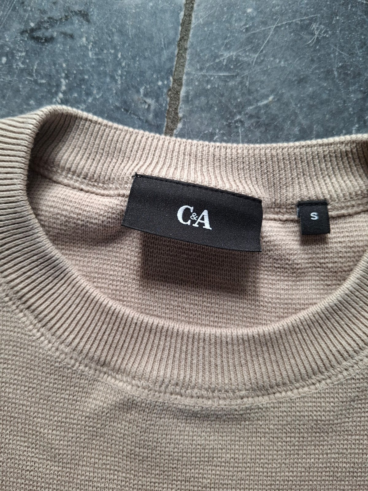 C&A Heren Trui Maat S Beige, Beige, Zo goed als nieuw, Maat 46 (S) of kleiner, C&A
