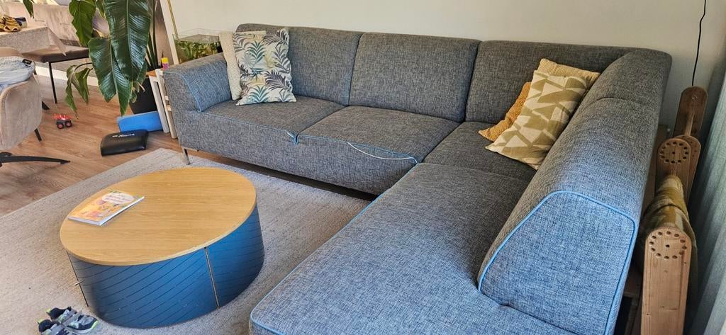 Hoekbank Montel - Comfortabel en Stijlvol (275x215 cm), Ophalen, Gebruikt, Vierpersoons of meer, Stof
