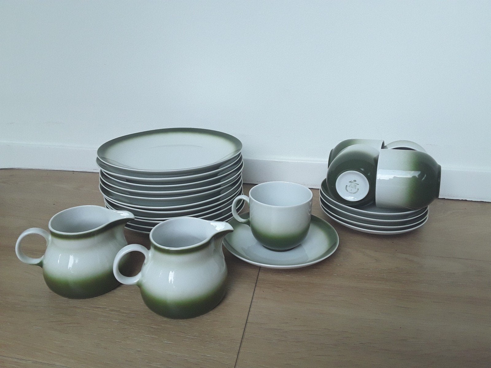 Vintage servies Sandra, Feltmann Weiden Bavaria, per stuk, Ophalen of Verzenden, Zo goed als nieuw, Overige stijlen, Kop(pen) en/of Schotel(s)
