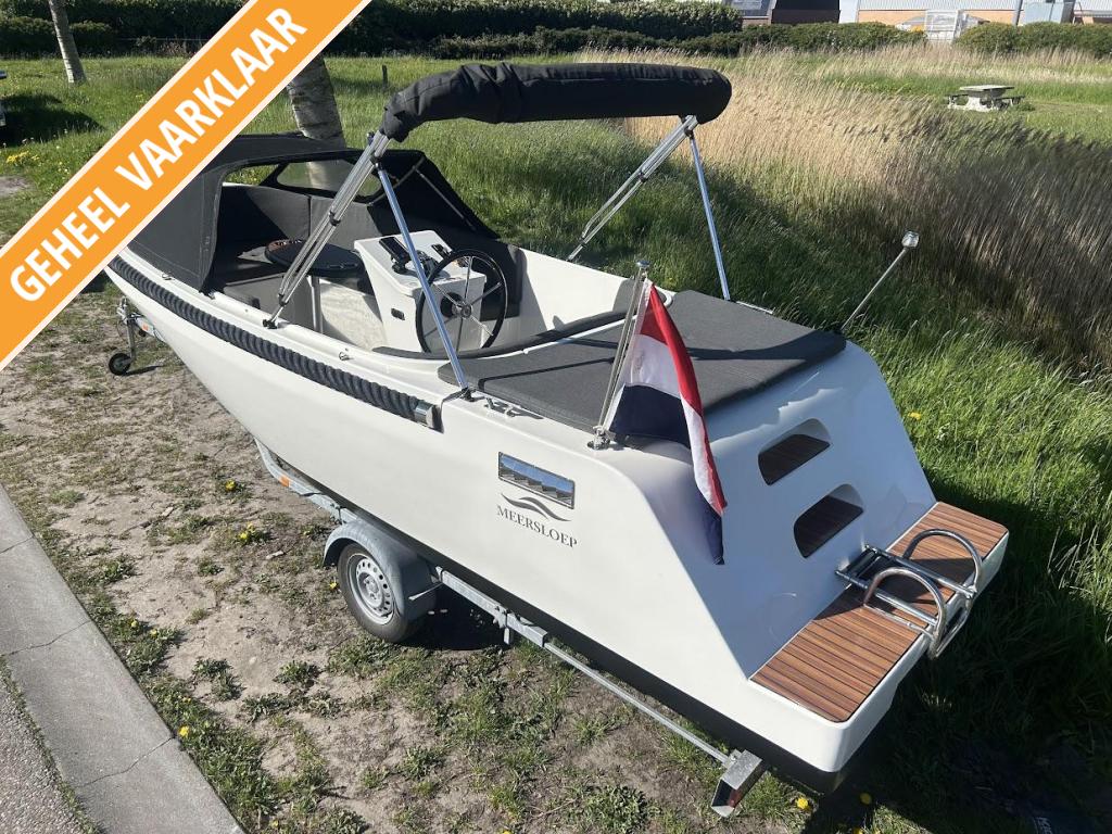 Meersloep 600 Tender |20 pk Honda|Audio| Bimini| Bunkussen, Watersport en Boten, Tender, Gebruikt, Meersloep, 6 m