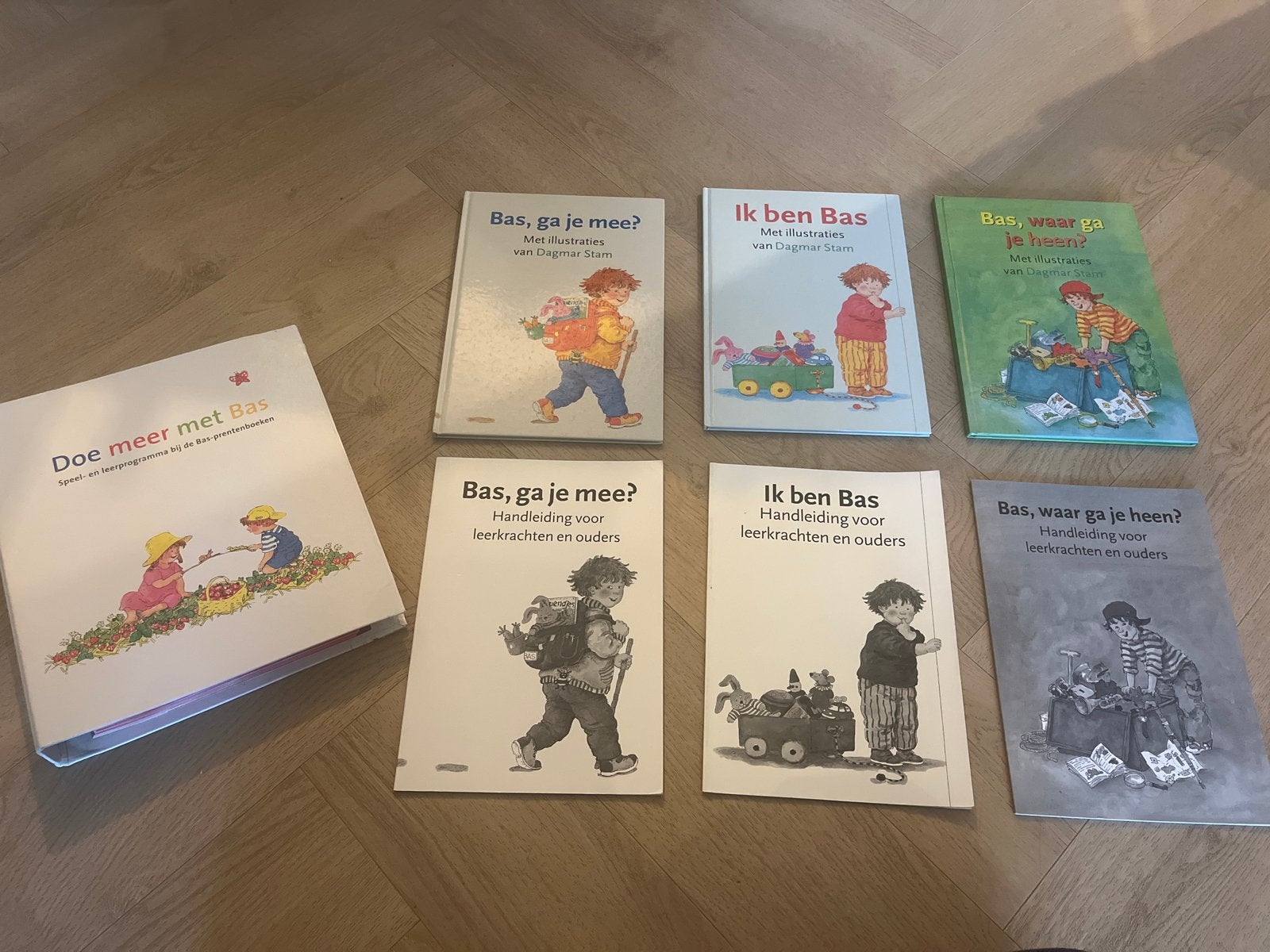 Methode Bas: Bas ga je mee, Ik ben Bas, Bas waar ga je heen, Ophalen of Verzenden, Zo goed als nieuw