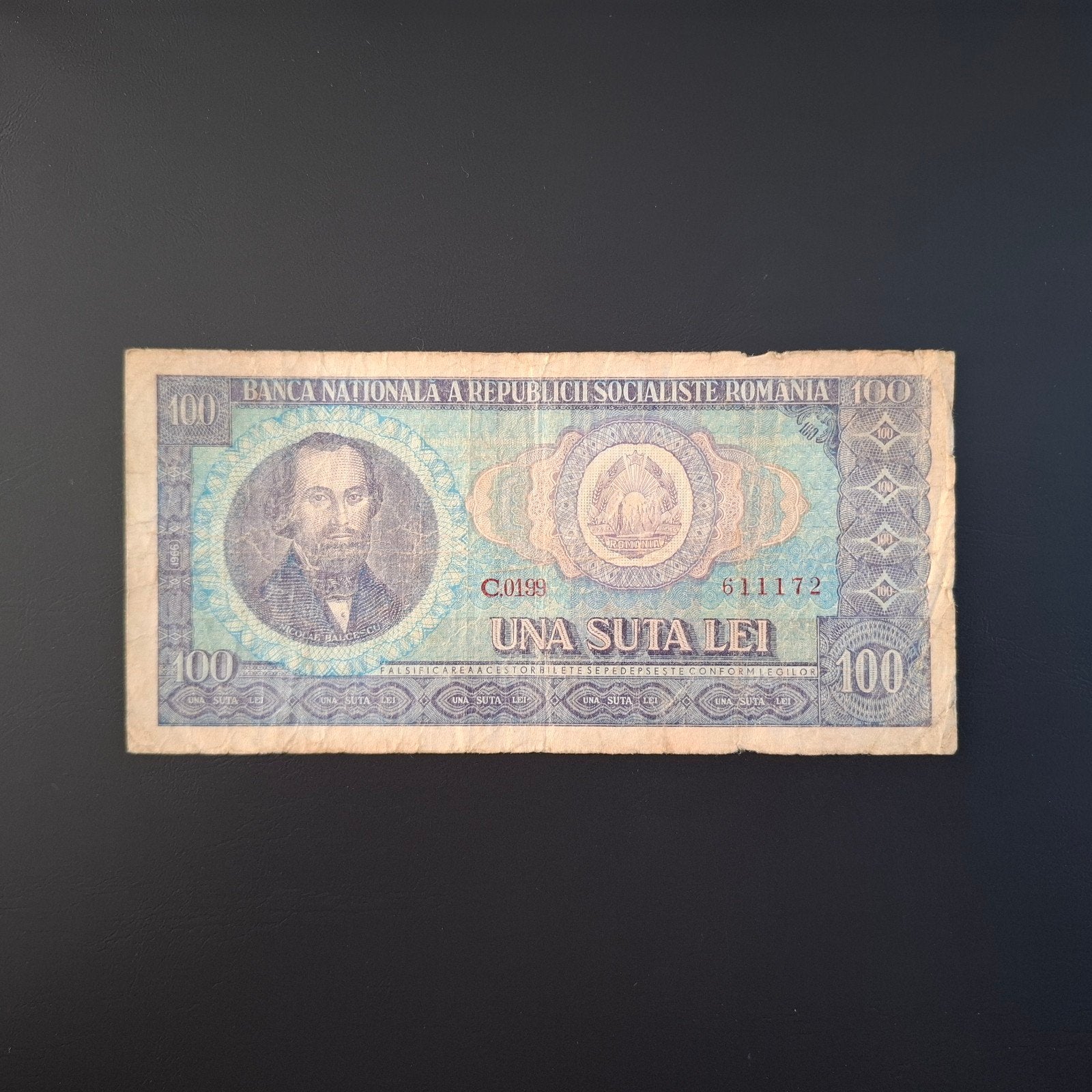 100 lei Roemenië #026, Ophalen of Verzenden, Overige landen, Los biljet