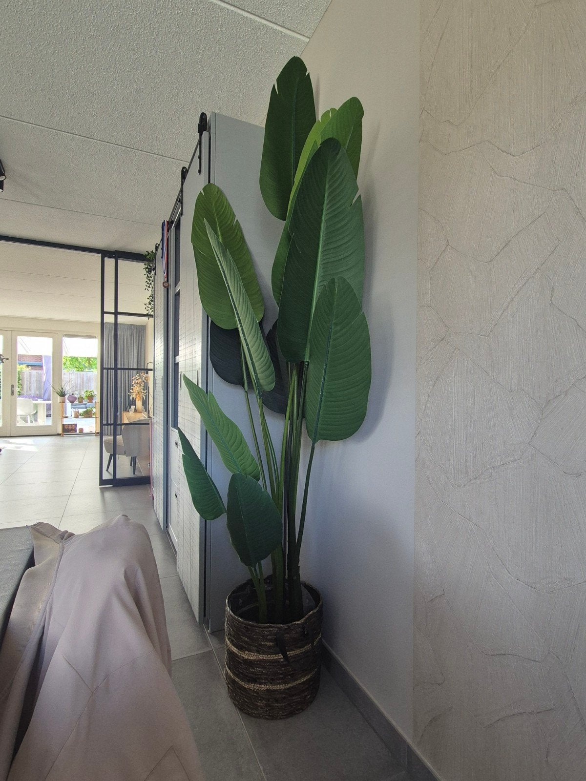 Prachtige Easyplants kunst strelizia +-2.35 hoog, Ophalen