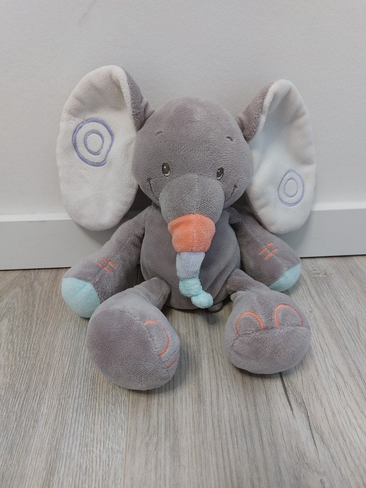 Knuffel nattou olifant bubbles elephant L1092, Ophalen of Verzenden, Zo goed als nieuw