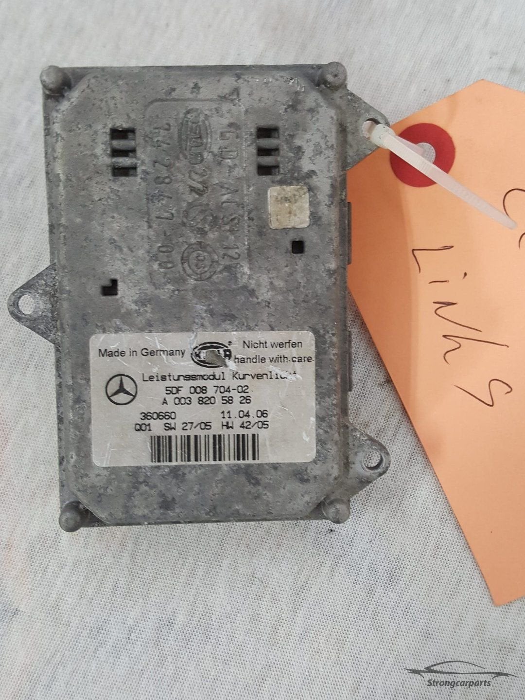 Bochtverlichting Xenon starter Mercedes CLSC219 A0038205826, Gebruikt, -, Ophalen of Verzenden, -