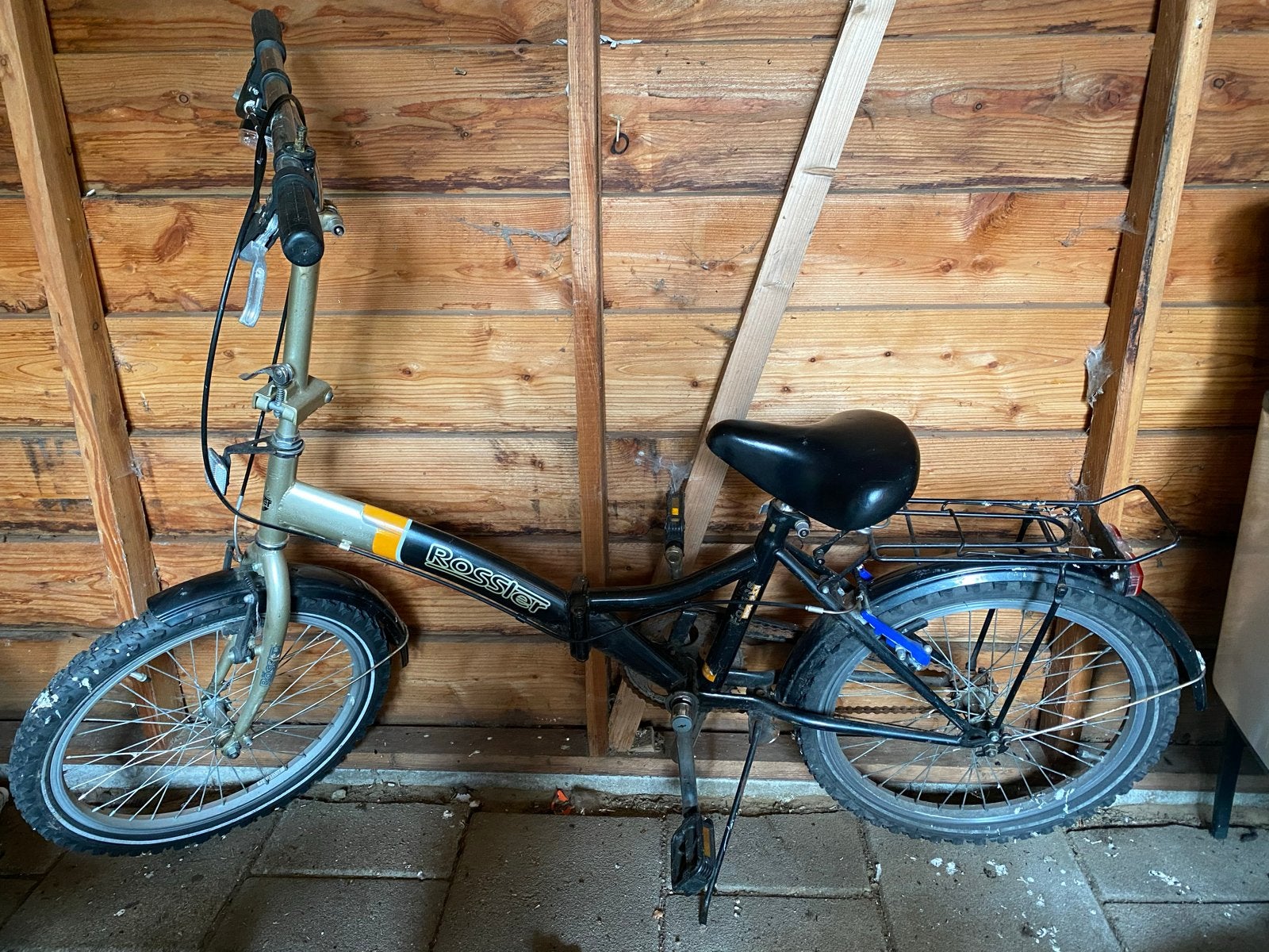 Rossler Vouwfiets - Forens Single Speed, 20 inch of meer, Gebruikt, Velgrem, Totaal opvouwbaar