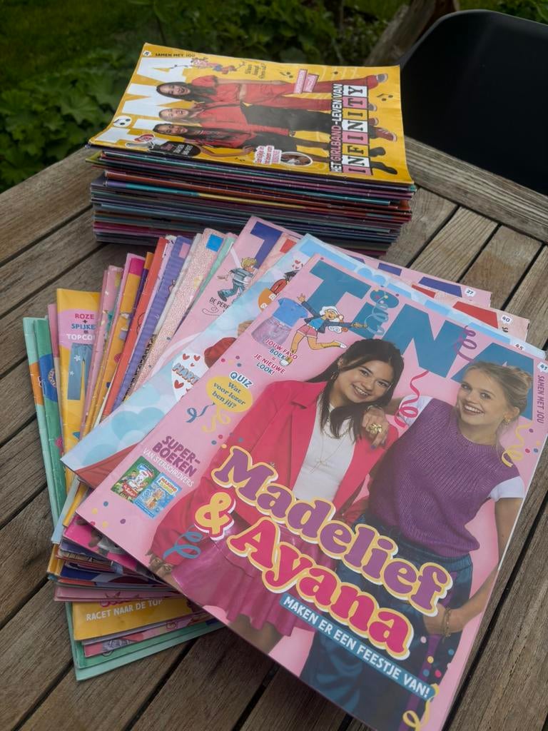 Tina tijdschriften, Ophalen, Gelezen, Overige typen