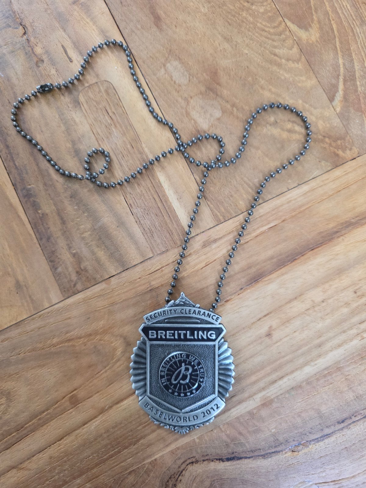 Breitling Security Clearance Baselworld 2012 ketting, All. du Laser 10, 2300 La Chaux-de-Fonds, Zwitserland, Zo goed als nieuw