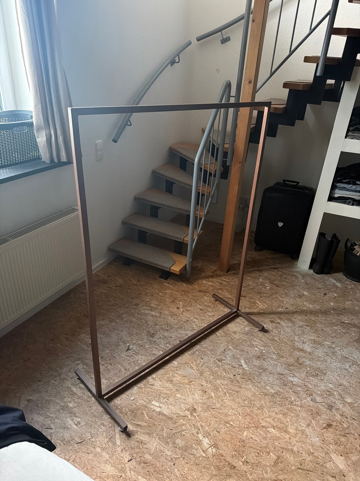 Stijlvol kledingrek - koperkleurig (2 stuks) 160 hoog, Kleding | Dames, Ophalen, Gebruikt