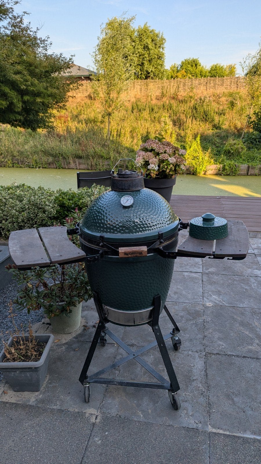 Big Green Egg Medium complete set - direct gebruiksklaar, Ophalen
