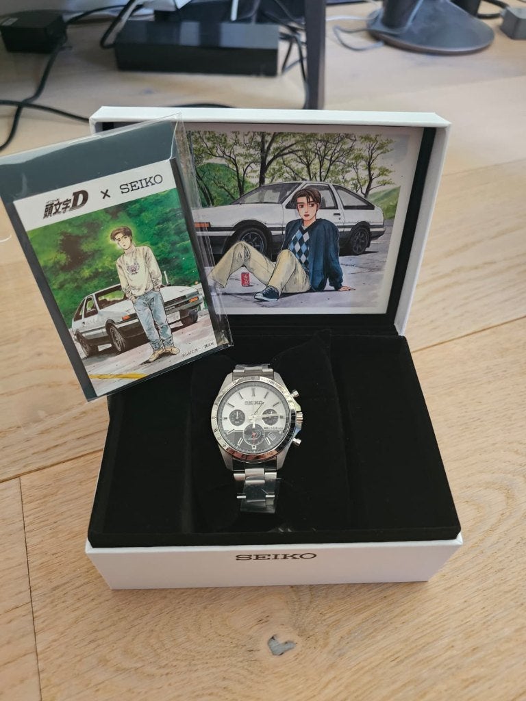 Seiko x Initial D Limited Edition Horloge (lage oplage!), Ophalen, Staal, Polshorloge, Nieuw