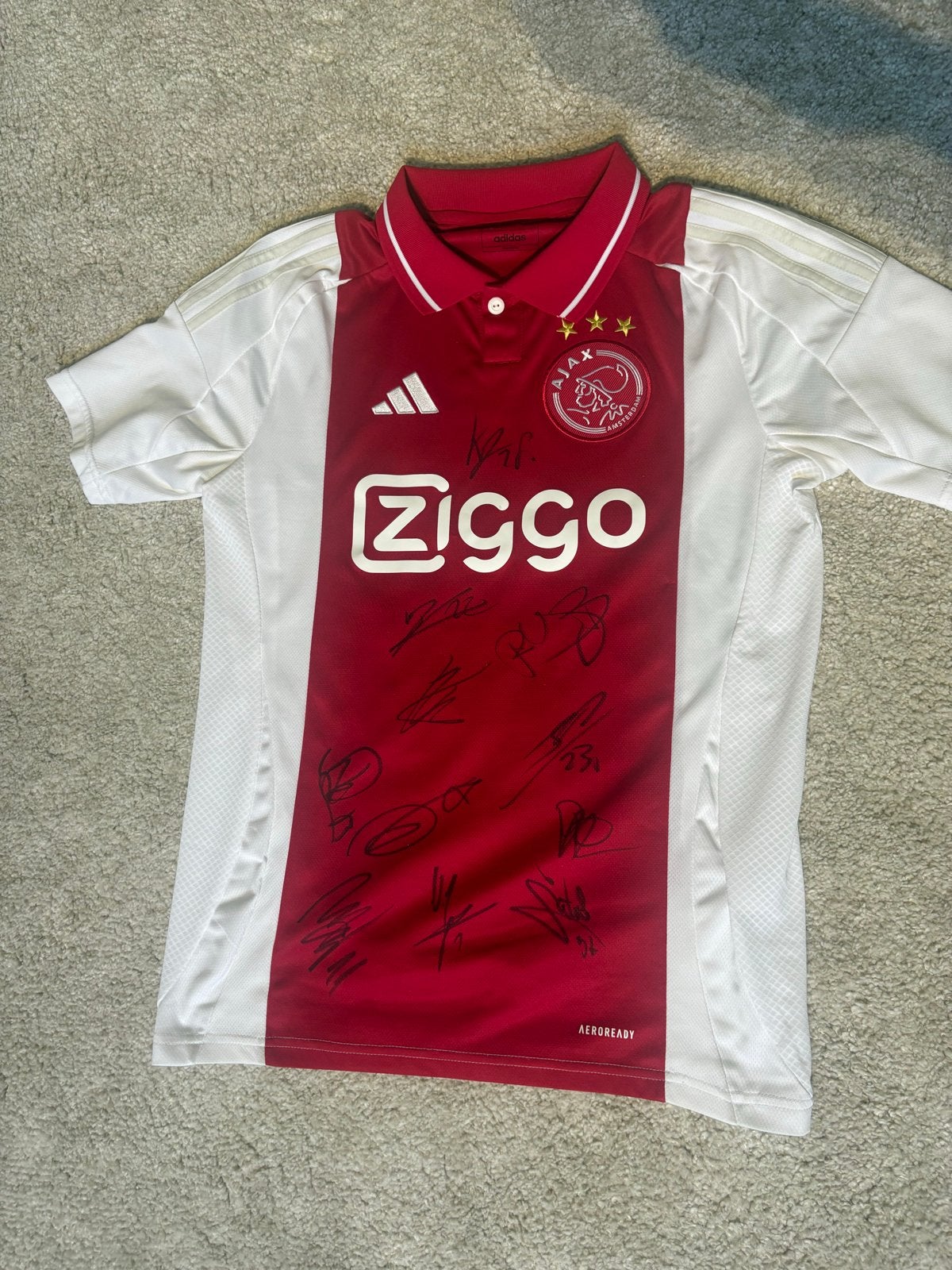 Gesigneerd Ajax Thuisshirt 2022-2023 - Maat S, Maat S, Ophalen of Verzenden, Zo goed als nieuw, Shirt
