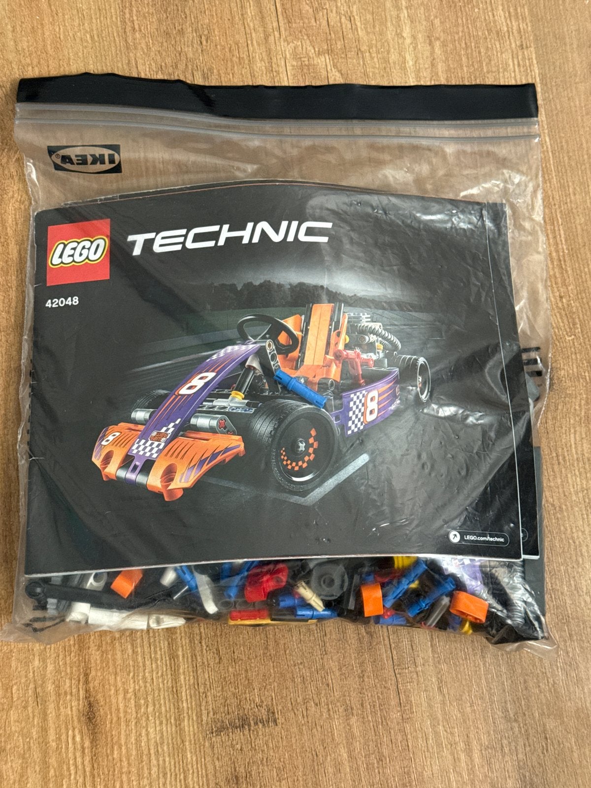 LEGO Technic 42048 Race Kart - Compleet en Stofvrij, Gebruikt, Lego, Ophalen of Verzenden, Complete set