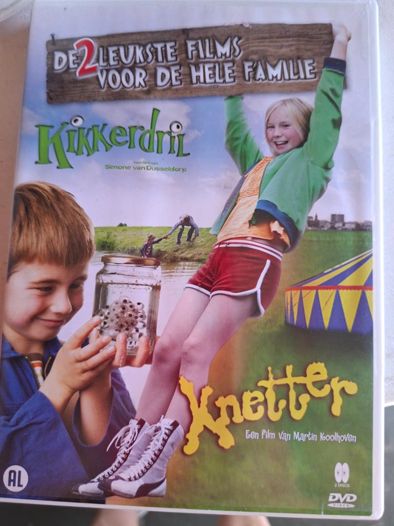 Kikkerdril & Knetter DVD - 2 Leuke Films voor de Familie, Ophalen of Verzenden