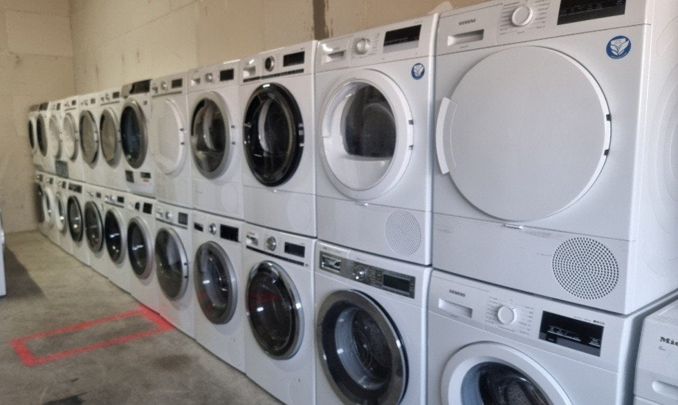 Partij werkend Witgoed 40st - Wasmachines en Drogers, Ophalen, Refurbished, Voorlader, 85 tot 90 cm