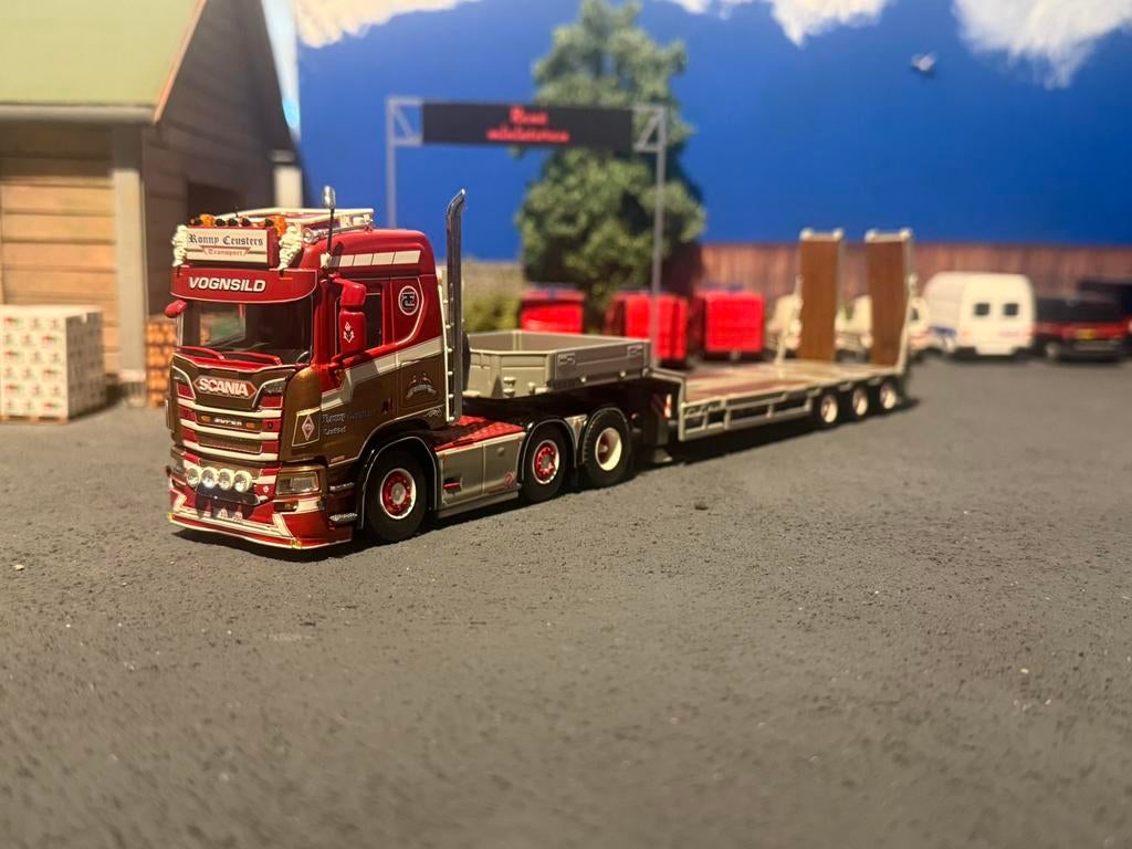 Tekno Ceusters dieplader scania, Tekno, Zo goed als nieuw, Tekno, Bus of Vrachtwagen