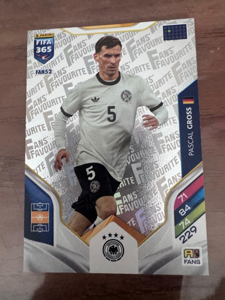 Panini FIFA 365 Adrenalyn XL Pascal Gross Fans Favourite, Hobby en Vrije tijd, Stickers en Plaatjes, Ophalen of Verzenden, Nieuw