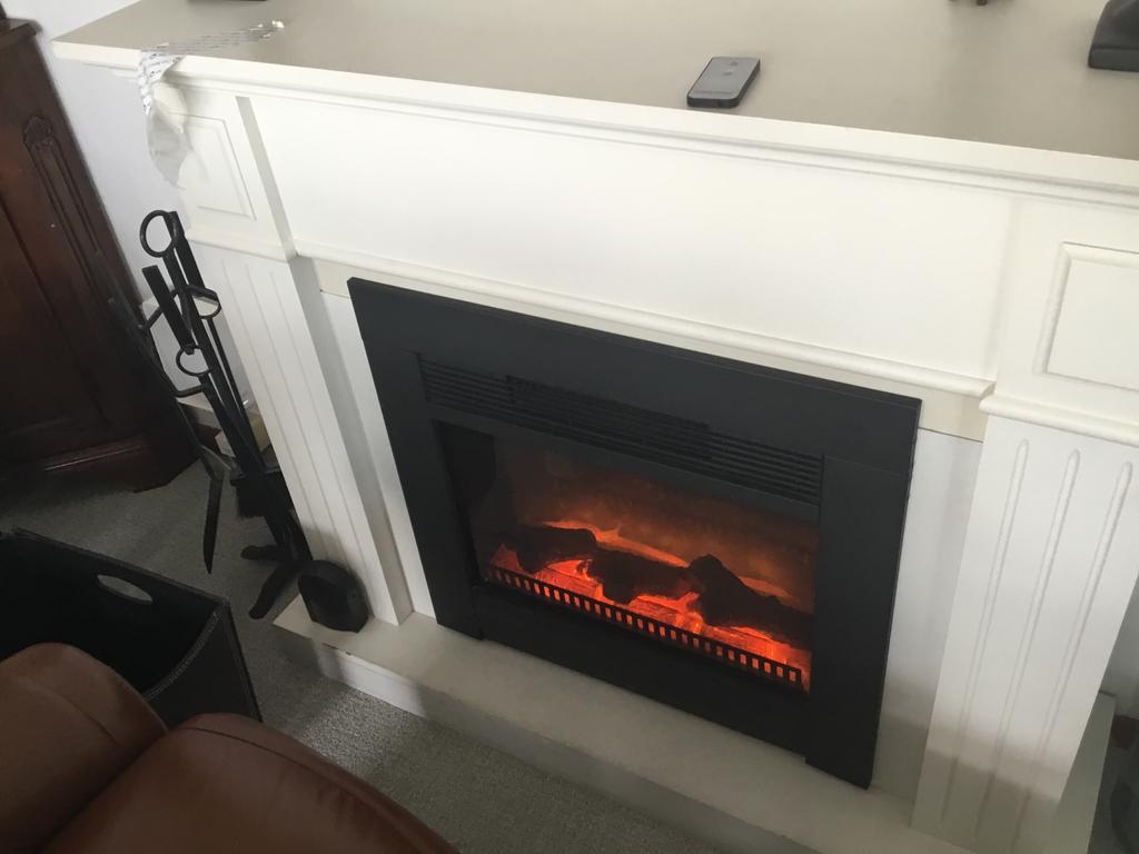 Open haard met verwarming, Ophalen of Verzenden, Zo goed als nieuw, Vrijstaande haard, Elektrische haard