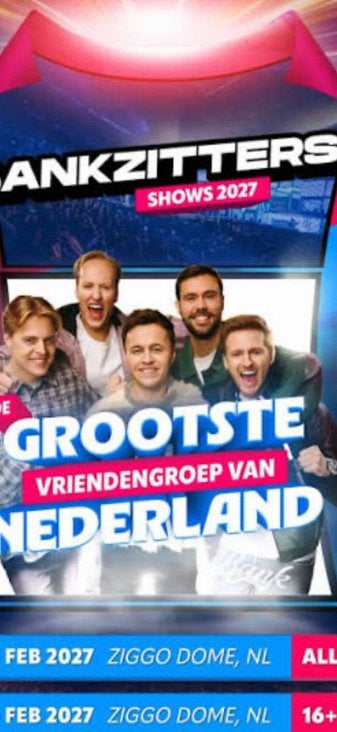 Bankzitters ziggodome 5 feb. Twee staanplekken., Tickets en Kaartjes, Evenementen en Festivals, Twee personen