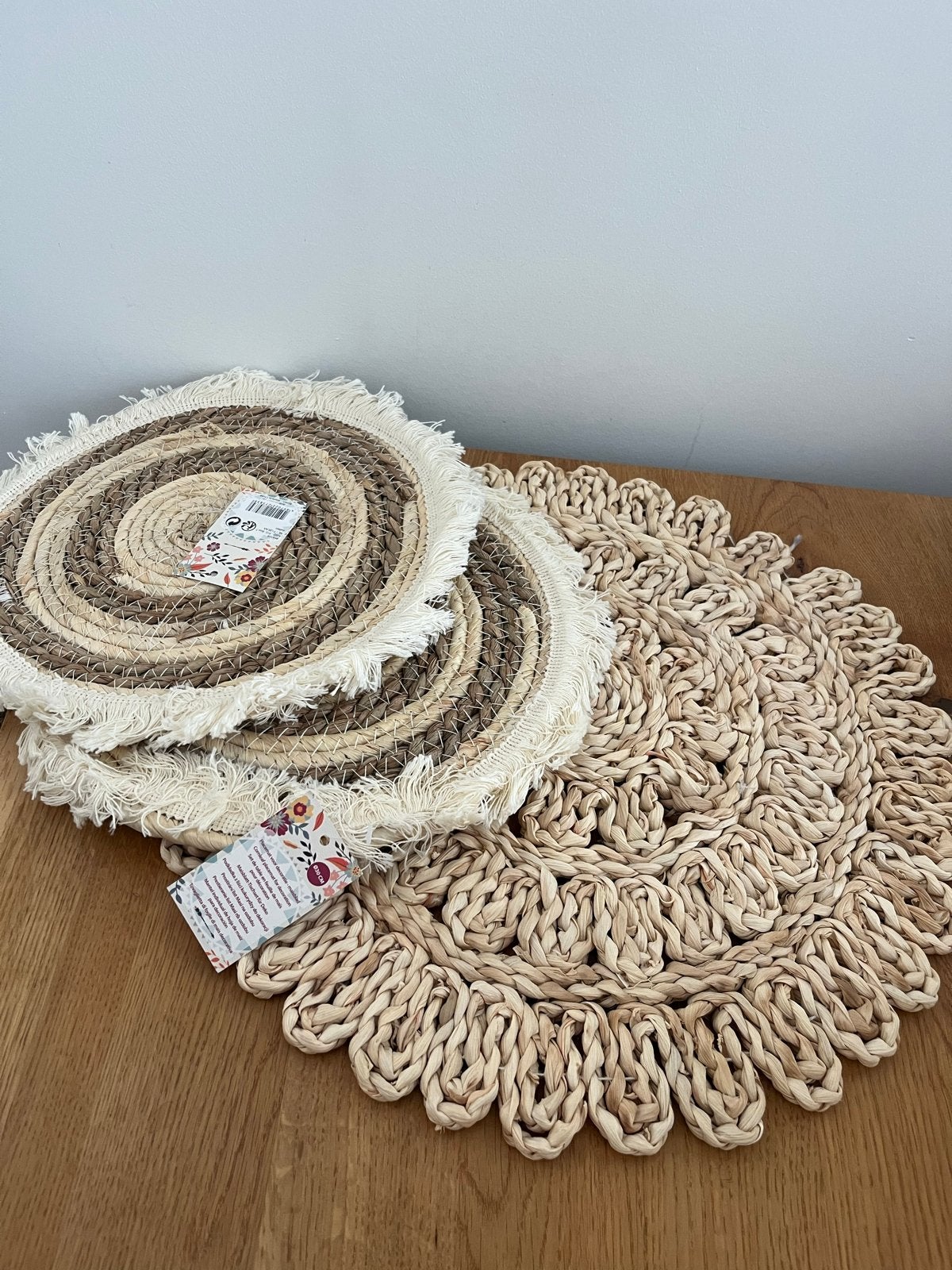 Decoratieve placemats van natuurlijke materialen, Ophalen, Meerkleurig, Boho, Nieuw