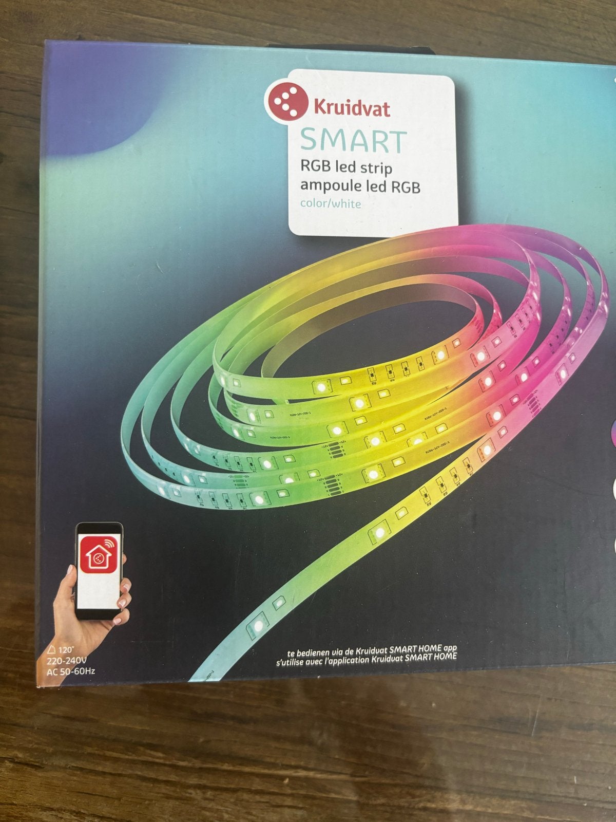 Kruidvat Smart RGB LED strip color/white - Nieuw, Overige merken, Meerkleurig, Nieuw, Ophalen of Verzenden