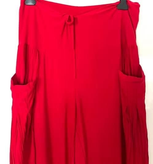 All Paradise rode pantalon maat 50/52[v], Kleding | Dames, Ophalen of Verzenden, Zo goed als nieuw, Rood, Broek of Spijkerbroek