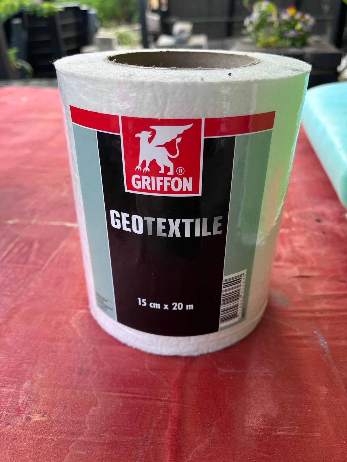 Griffon Geotextiel Band 15 cm x 20 m, Ophalen, Nieuw
