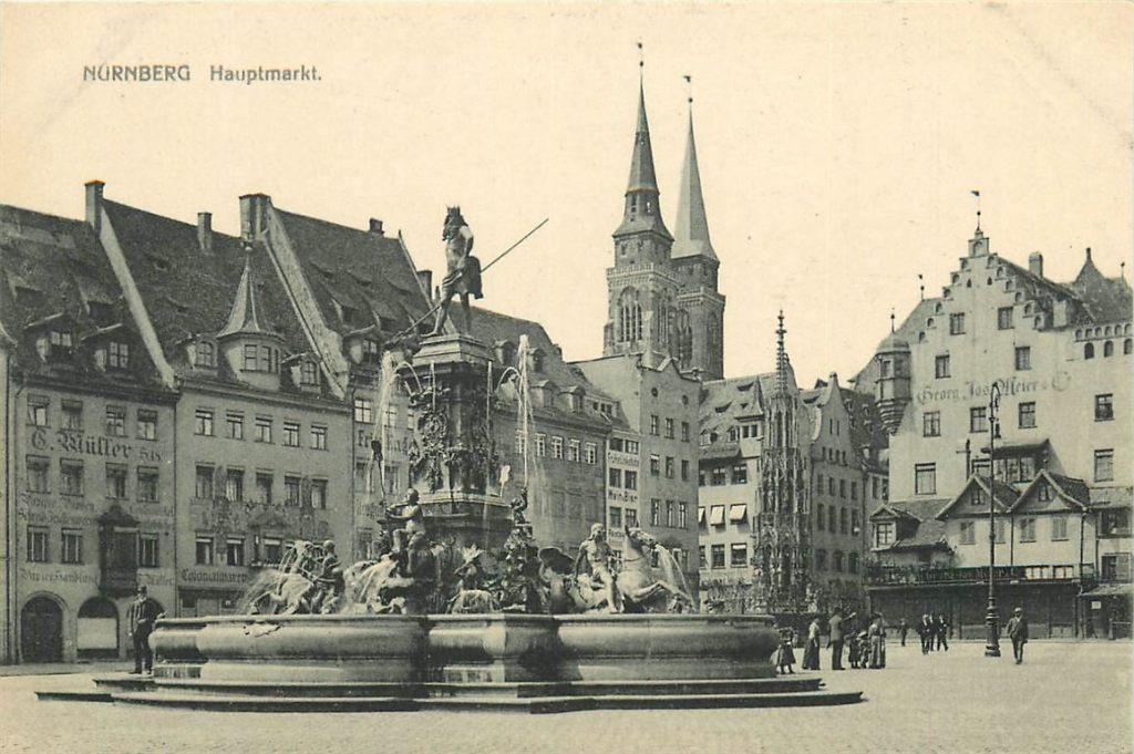701-307-031 Nurnberg Hauptmarkt, Verzenden, Voor 1920, Duitsland