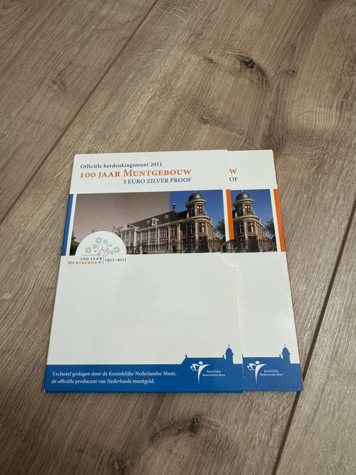 Muntgebouw vijfje proof, Postzegels en Munten, Koningin Beatrix, Zilver, Euro's, Ophalen of Verzenden