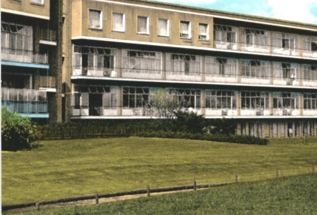 43756 Haren Groningen Beatrixoord Wederopbouw _ Onbeschreven, Ophalen of Verzenden, 1960 tot 1980, Ongelopen, Groningen