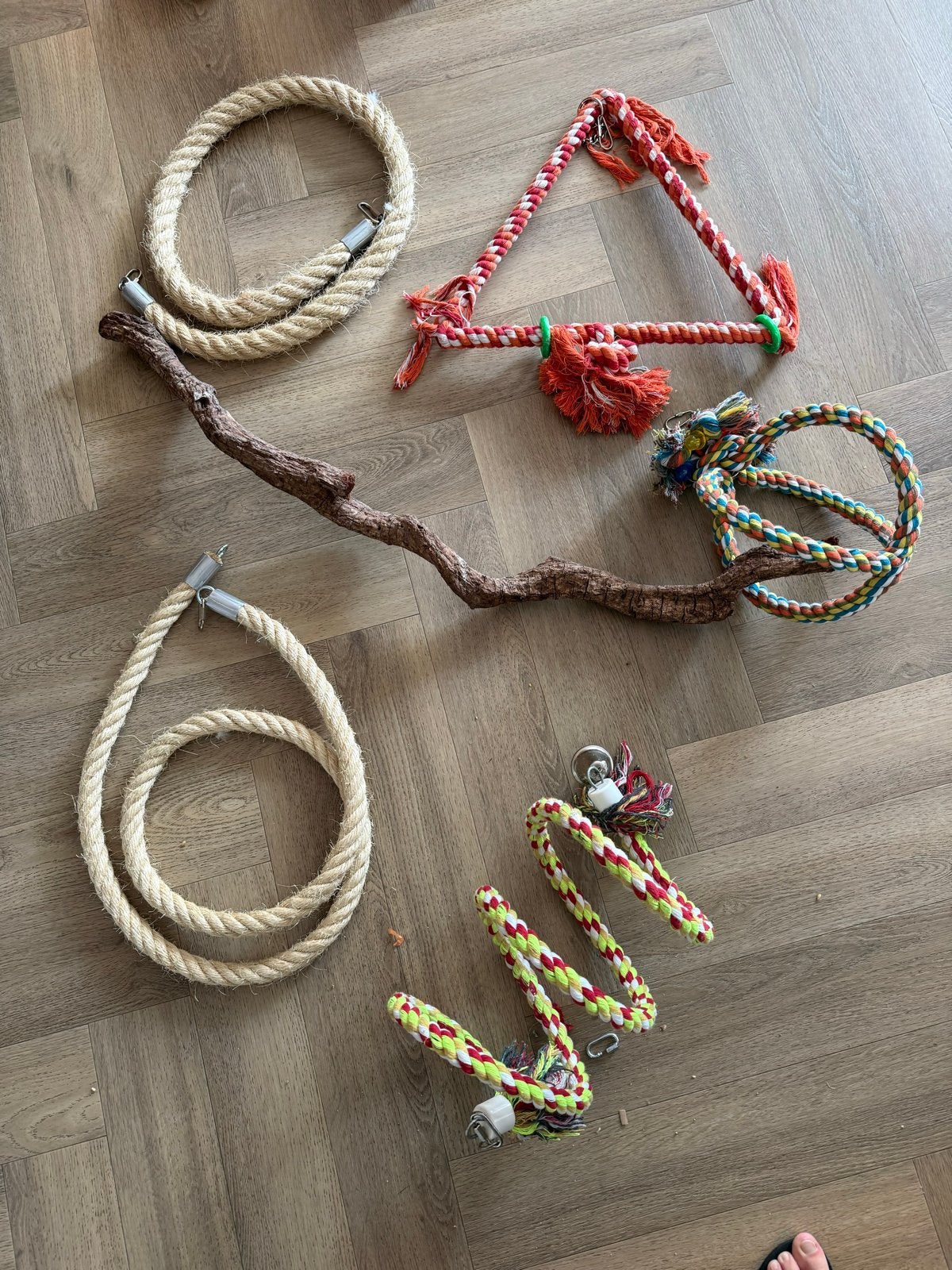 Touwen zitstokken papegaai, Dieren en Toebehoren, Ophalen of Verzenden